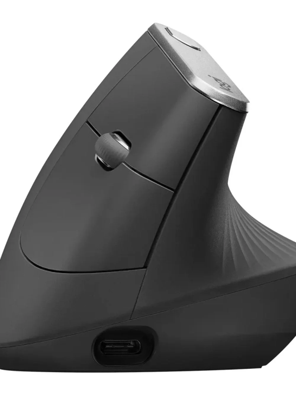 Logitech MX Vertical Ergonomic Wireless Mouse.